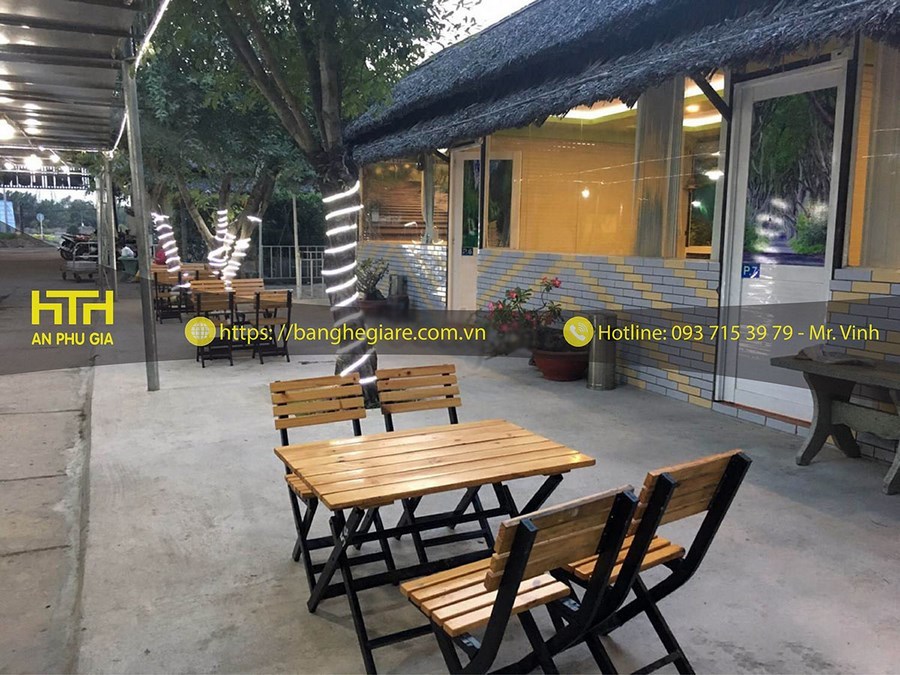 Ghế xếp nhà hàng tinh tế
