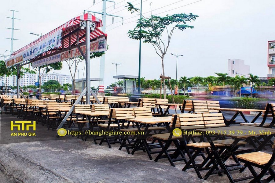 giá bàn ghế quán ăn X001 đẹp