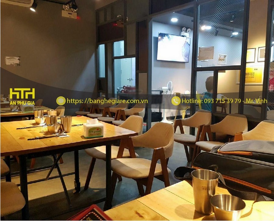 bàn ghế nhà hàng ăn uống đẹp