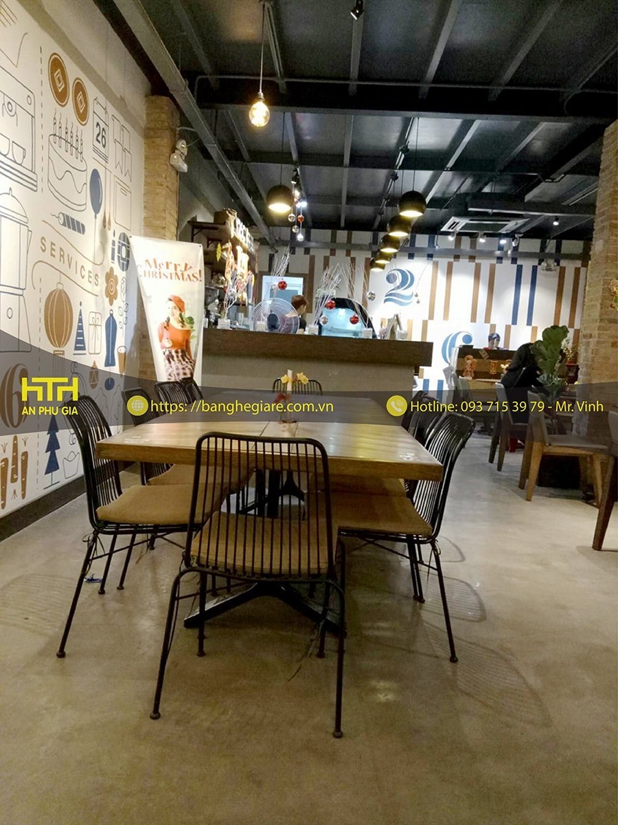 bàn ghế quán cafe nhỏ rẻ đẹp