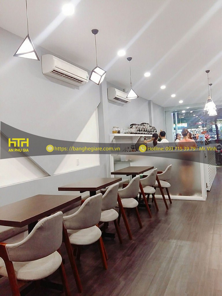 mẫu bàn gỗ trà sữa giá rẻ
