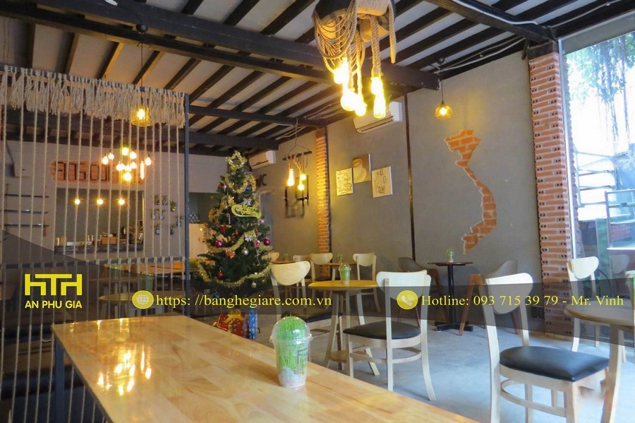 bàn ghế cafe bình thạnh tại tphcm ấn tượng