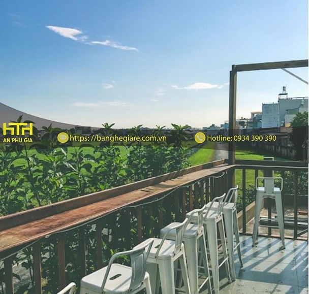 Bàn ghế cafe sang trọng, độ bền cao