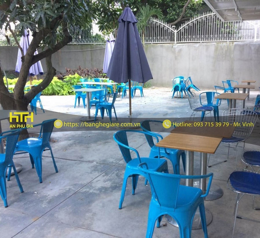 bàn ghế cafe quận 7 đẹp