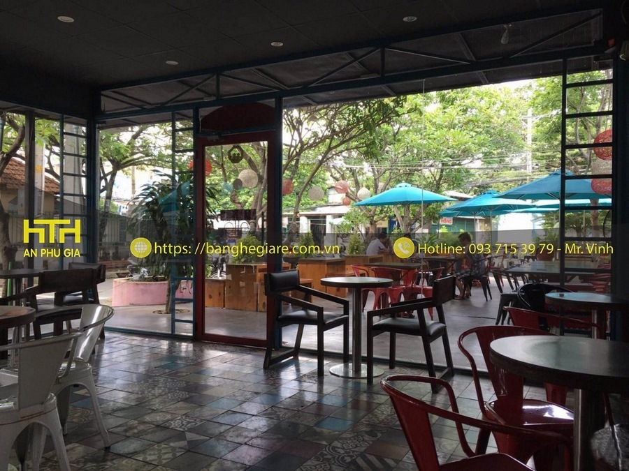 bàn ghế cafe thủ đức mới lạ