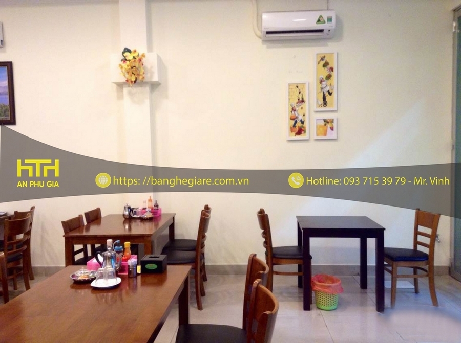 bàn ghế gỗ quán ăn mới đẳng cấp