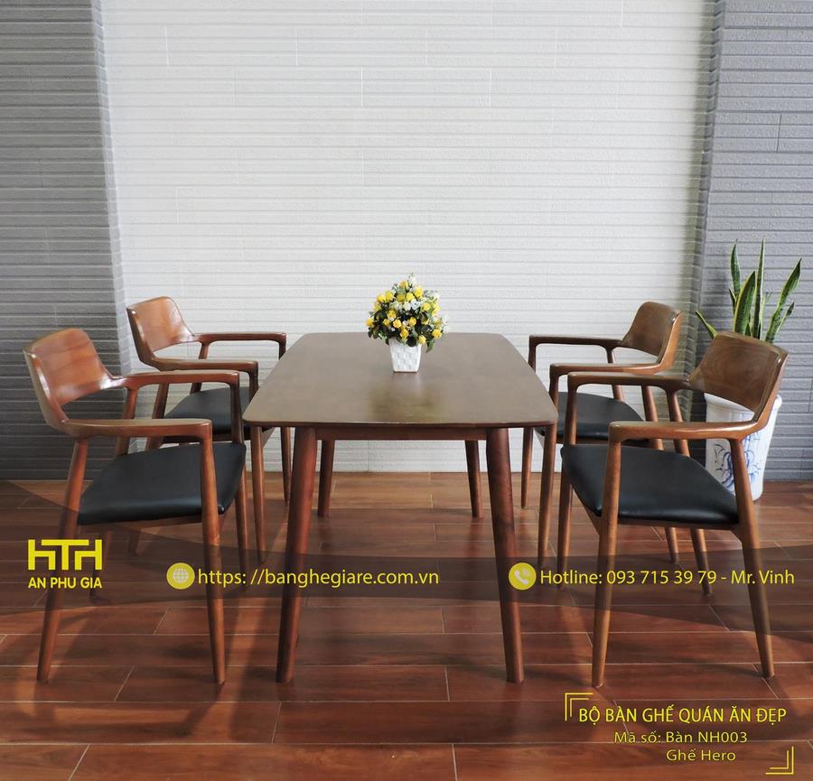 Ghế gỗ trà sữa đẹp mắt