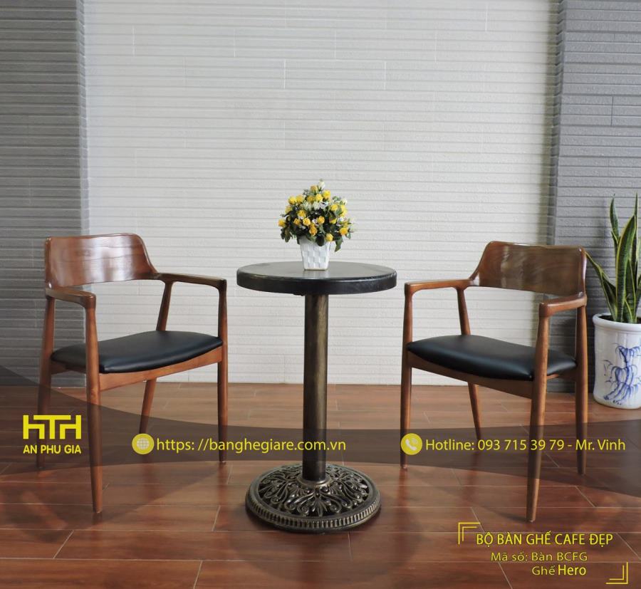 Ghế gỗ trà sữa Hero giá rẻ
