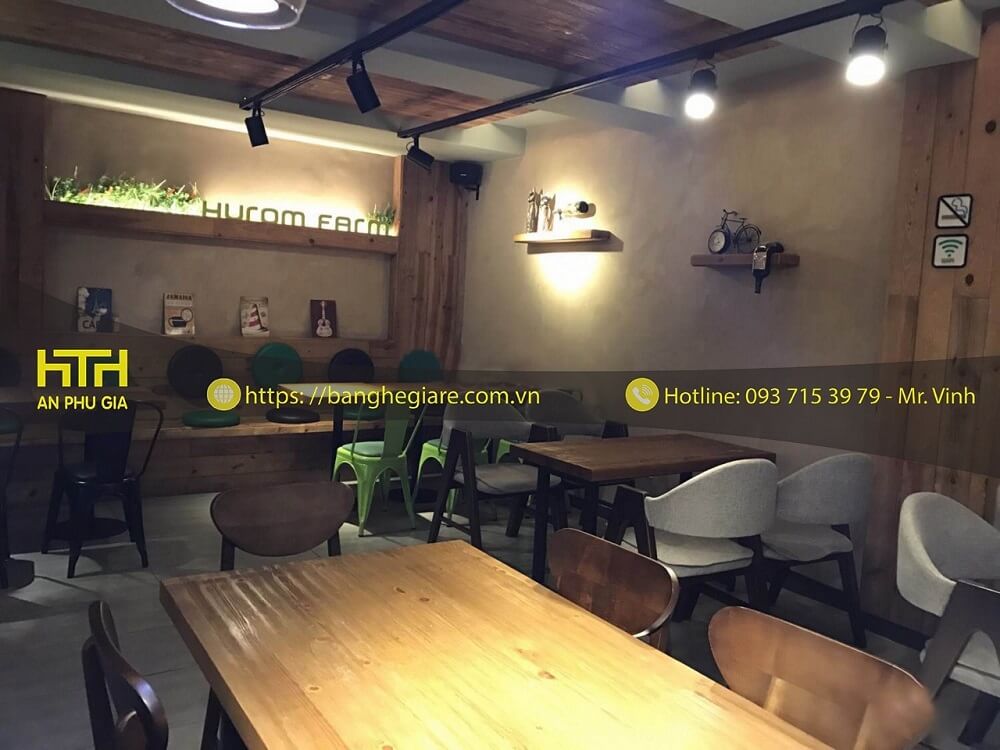 bàn ghế cafe phú nhuận tphcm mới lạ