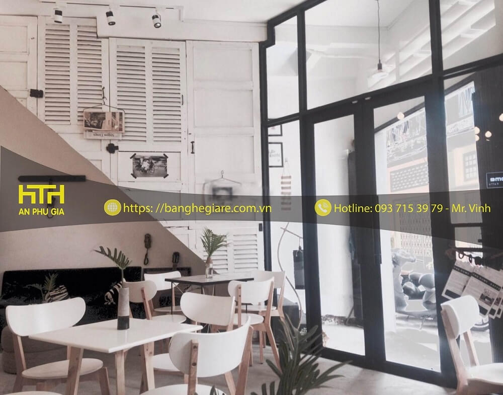 bàn ghế cafe phú nhuận tphcm nhã nhặn