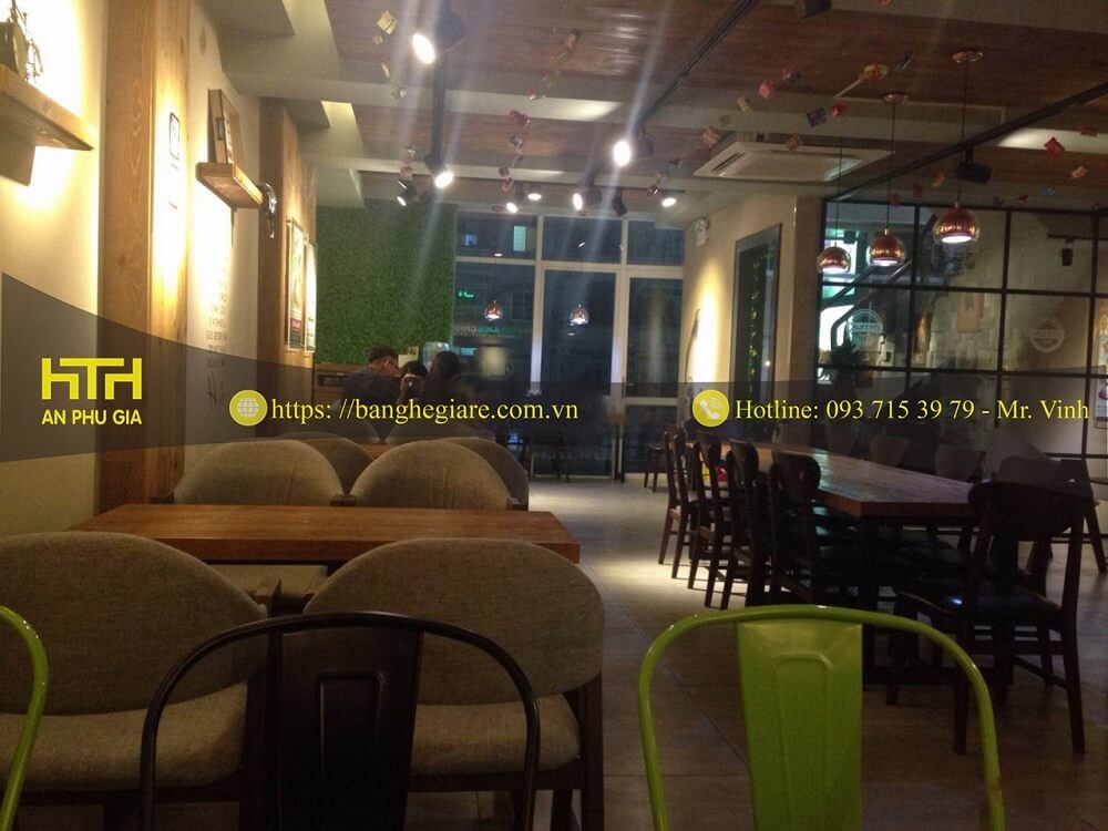 bàn ghế cafe phú nhuận tphcm thu hút