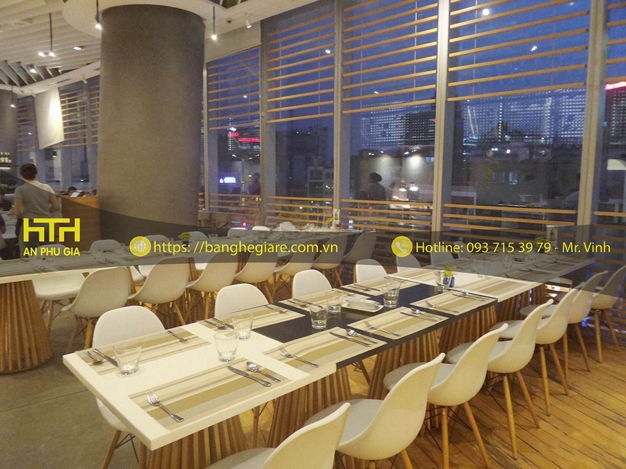 bàn ghế nhà hàng khách sạn sang đẹp