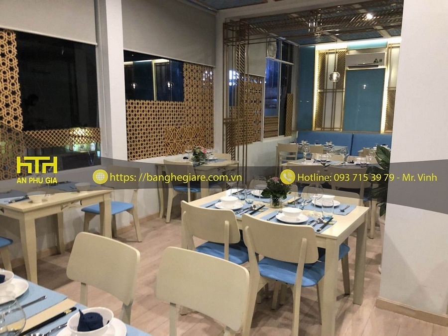 bàn ghế nhà hàng khách sạn sang trọng