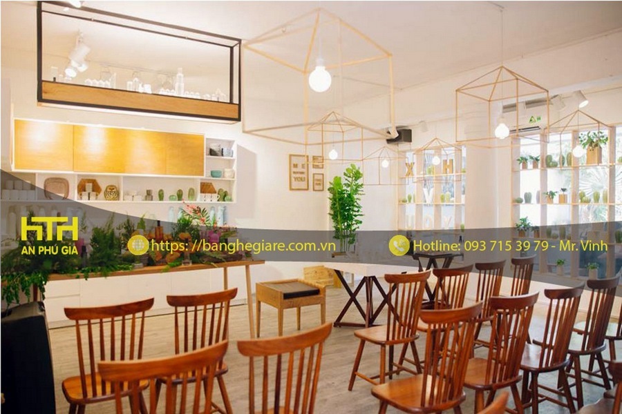 bàn ghế cafe quận 3 hcm hài hòa
