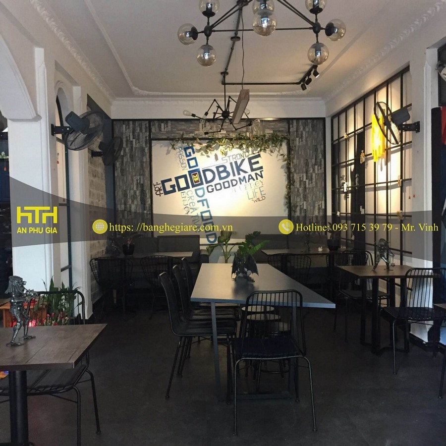 bàn ghế cafe quận 3 hcm sang trọng