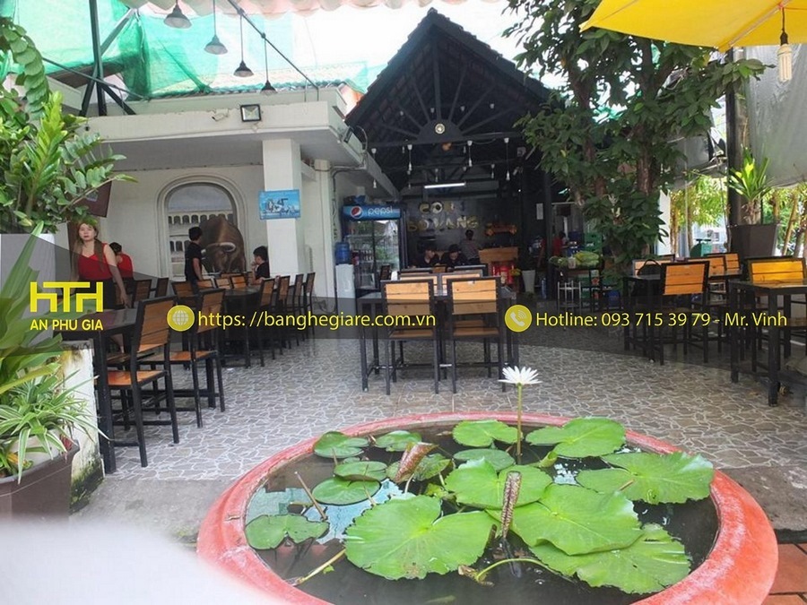 bàn ghế nhà hàng NH001 chất lượng