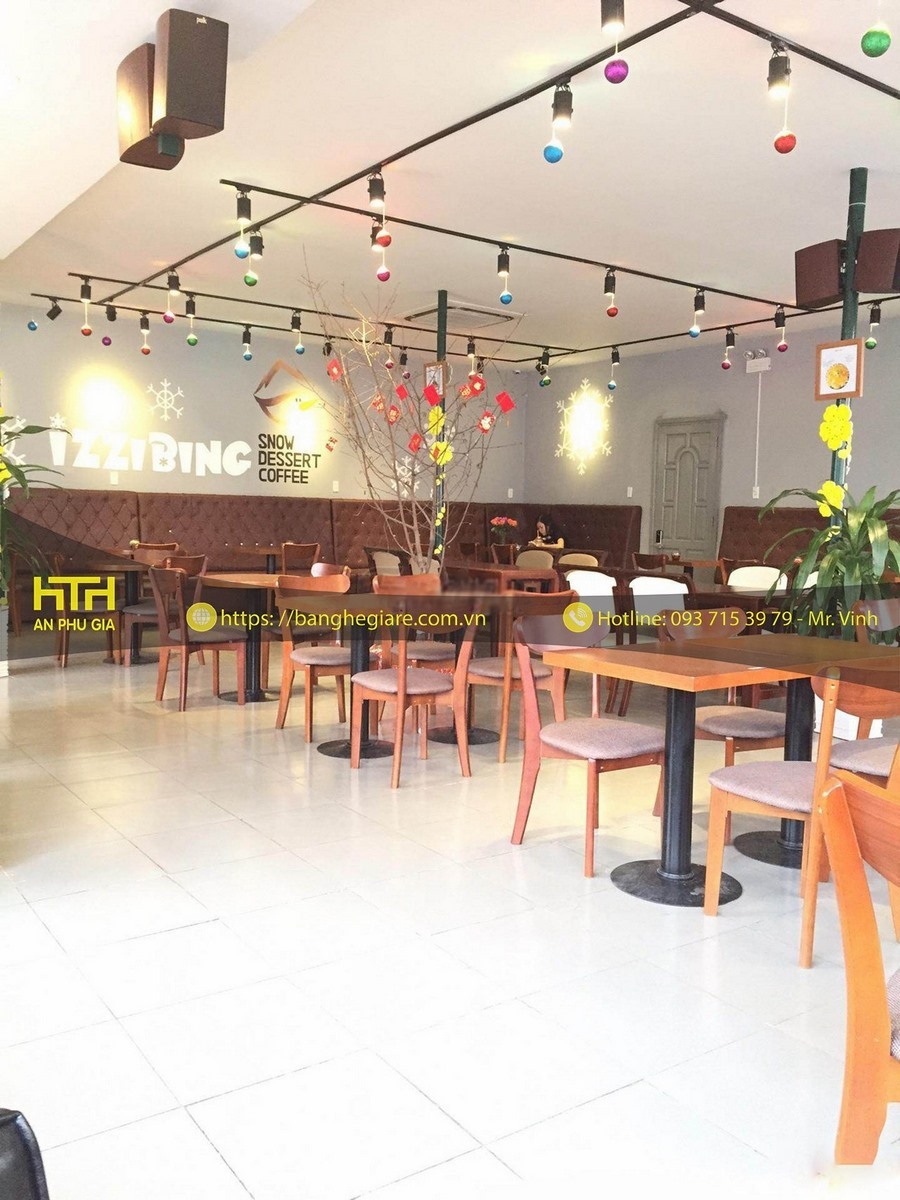 Bàn ghế gỗ cafe quận Tân Bình tphcm rẻ đẹp