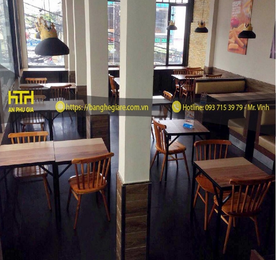 bàn ghế quán ăn giá rẻ hcm giá rẻ