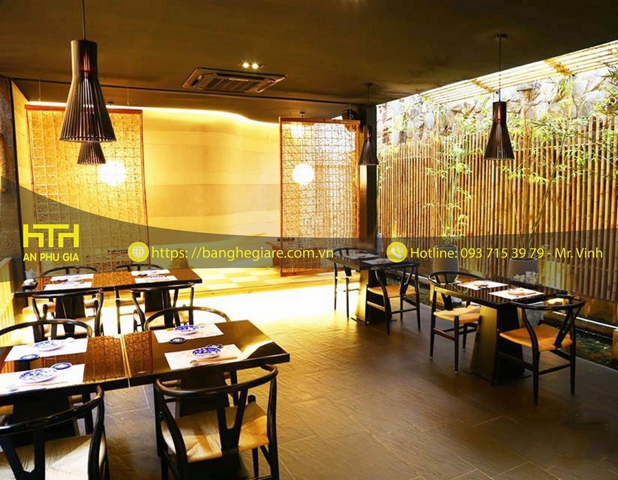 bàn ghế nhà hàng rẻ đẹp tphcm tinh tế