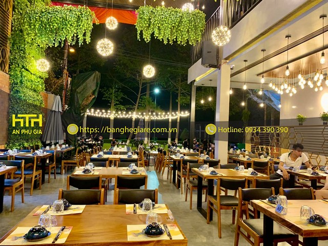 Bàn ghế nhà hàng phong cách mới