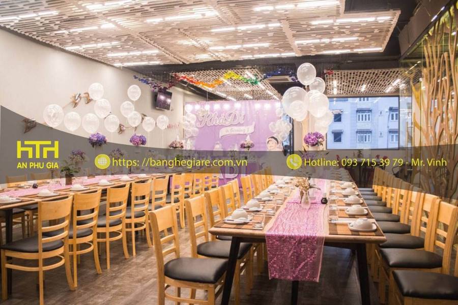 bàn ghế nhà hàng rẻ đẹp quận 7 tphcm cuốn hút
