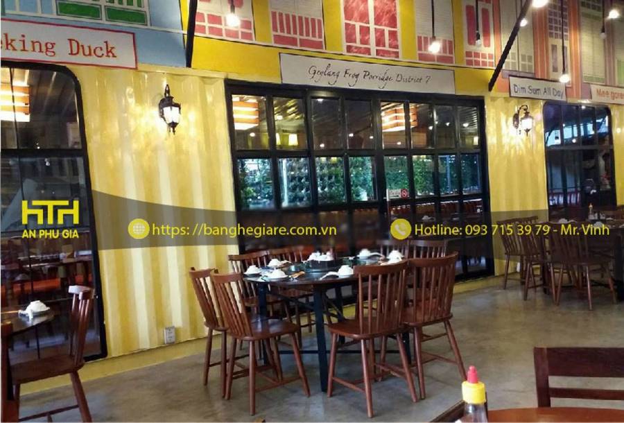 bàn ghế nhà hàng rẻ đẹp quận 7 tphcm gần gũi