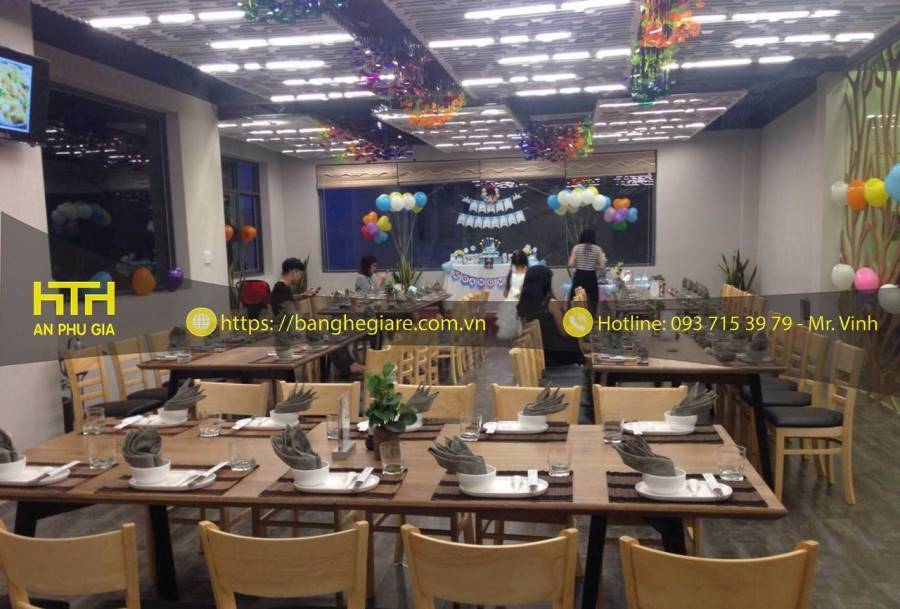 bàn ghế nhà hàng rẻ đẹp quận 7 tphcm lịch thiệp