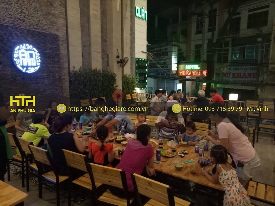 bàn ghế quán ăn giá rẻ hcm bền đẹp