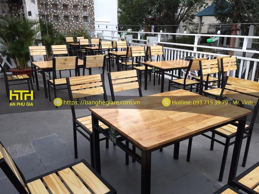 bàn ghế quán ăn giá rẻ hcm đẳng cấp