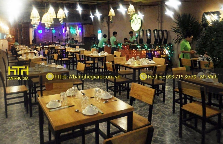 bàn ghế quán ăn giá rẻ hcm lịch thiệp