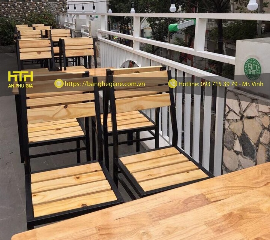 bàn ghế quán ăn giá rẻ hcm mới lạ