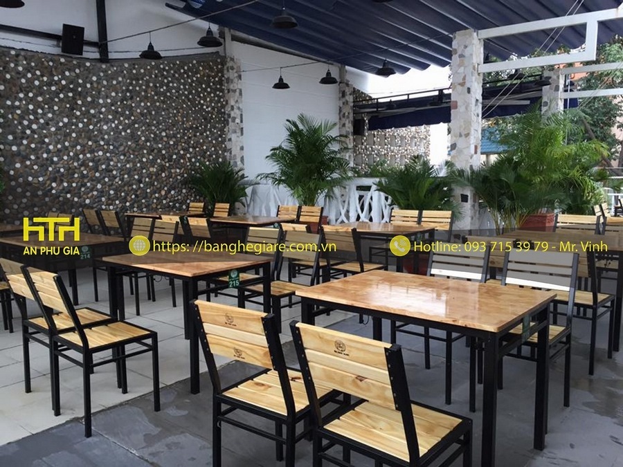 bàn ghế quán ăn giá rẻ hcm sang trọng