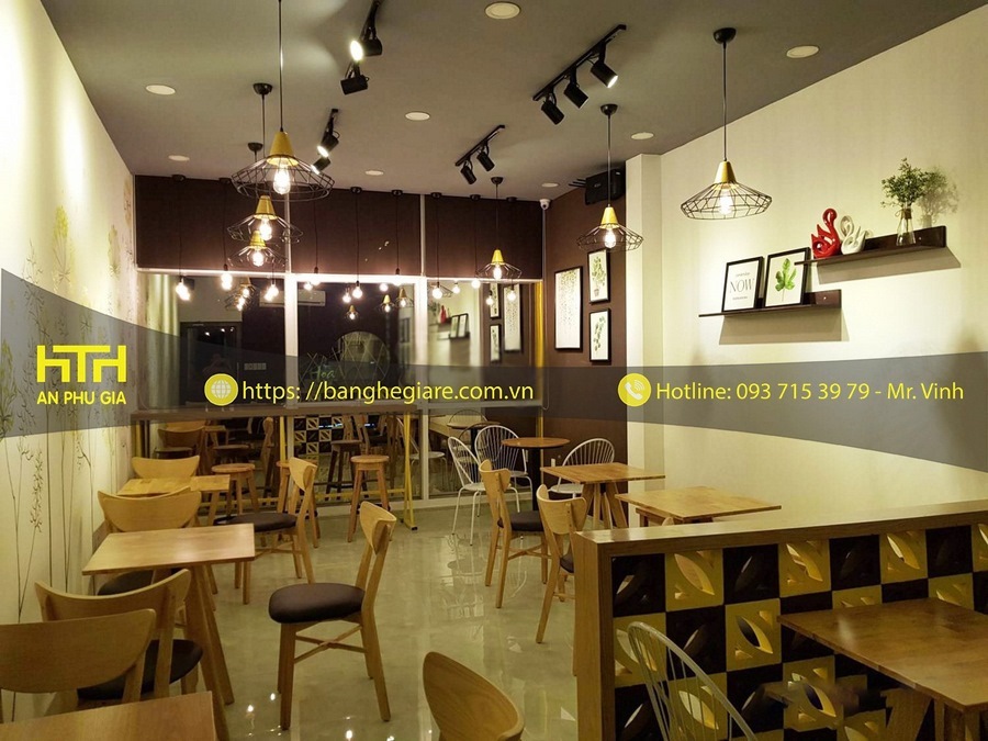 bàn ghế trà sữa giá rẻ hcm mộc mạc