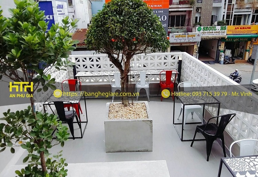 bàn ghế trà sữa giá rẻ hcm năng động