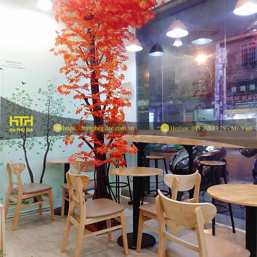 bàn ghế trà sữa giá rẻ hcm nhỏ gọn