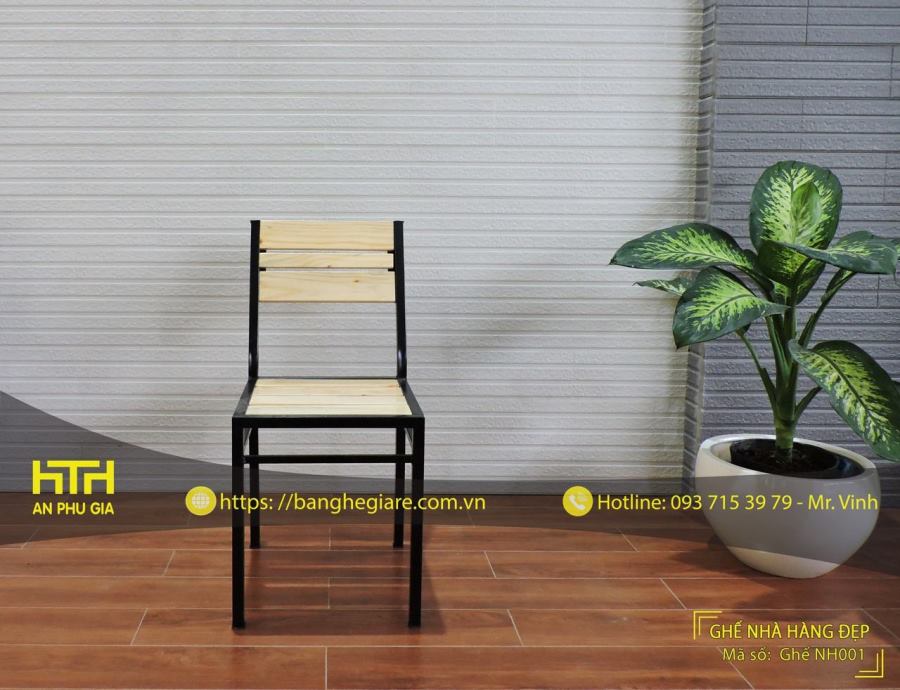 Ghế nhà hàng kiểu dáng đơn giản