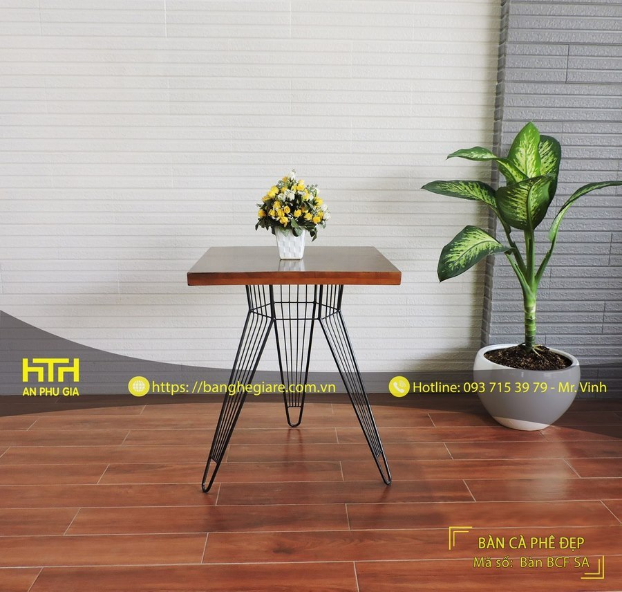 bàn cafe an toàn khi sử dụng