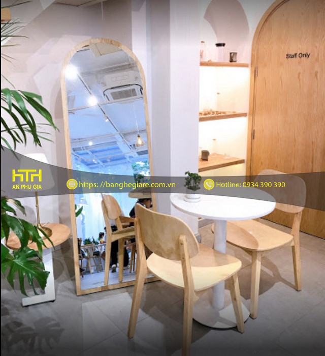 Ghế gỗ cafe CF007 sang trọng