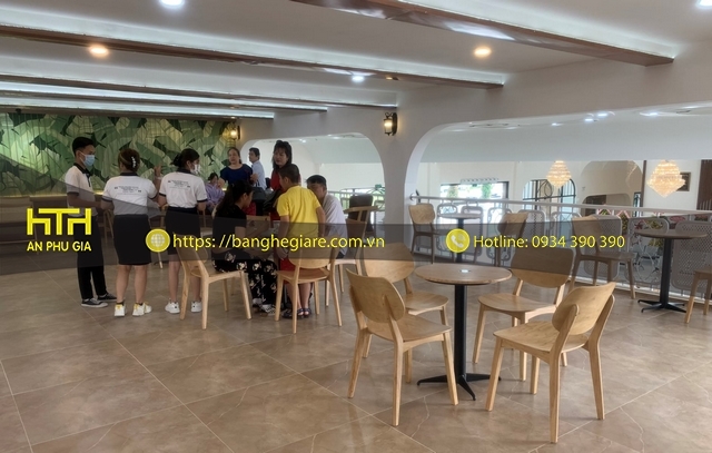 Ghế gỗ cafe CF007 xu hướng mới