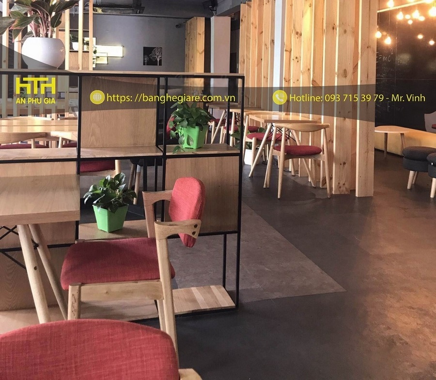 ghế gỗ  cafe kenzo giá rẻ ấn tượng
