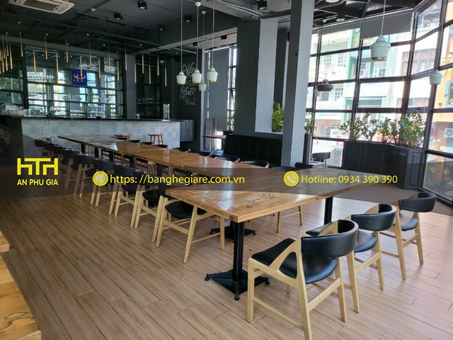 Ghế gỗ cafe CFA2 cho không gian tinh tế, sang trọng