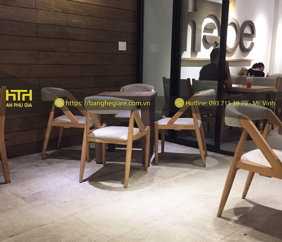 ghế gỗ cafe CFA2 giá rẻ lịch thiệp