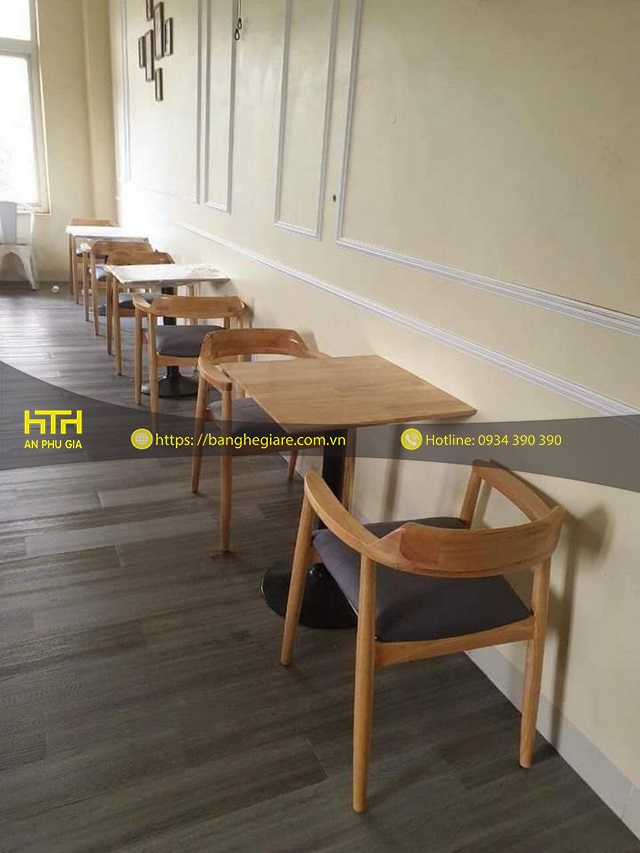 Ghế gỗ cafe HIRO xu hướng mới