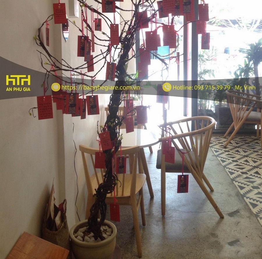 ghế gỗ cafe genny giá rẻ chất lượng