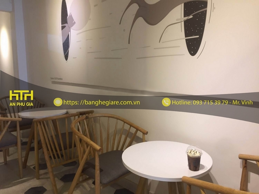 ghế gỗ cafe genny giá rẻ hiện đại