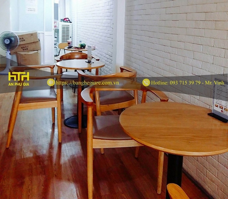 ghế gỗ cafe Kennedy giá rẻ chất lượng