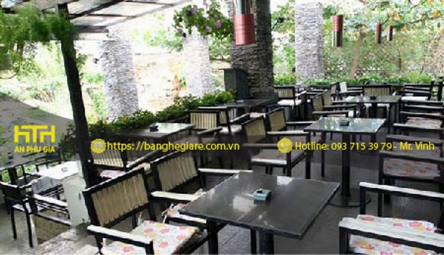Bàn ghế cafe sân vườn CF001D đẹp cho không gian thêm điểm nhấn