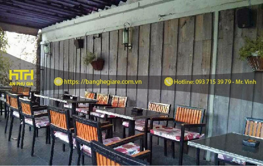 bàn ghế cafe CF001D đẹp độc đáo