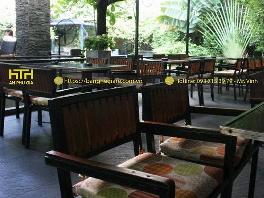 bàn ghế cafe CF001D đẹp thu hút