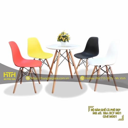 BỘ BÀN GHẾ CAFE GIÁ RẺ M001 - MÃ SỐ: M001